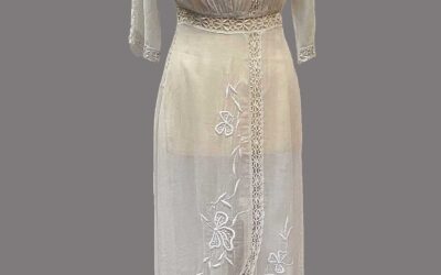 Abito Sposa Midi Edoardiano Ricamato 1910